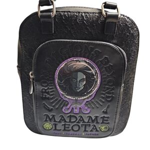Loungefly Madame Leota Black and Purple Crossbody Bag